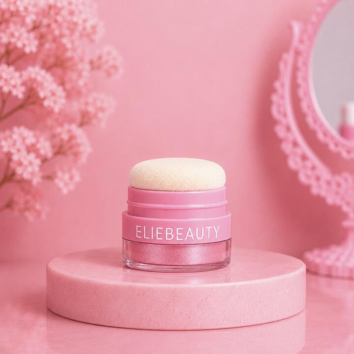 Highlighter puff